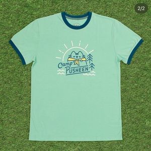 Pusheen camp ringer tee